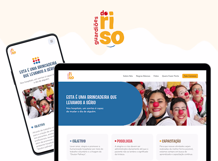 Guardiões do Riso - Redesign Responsivo