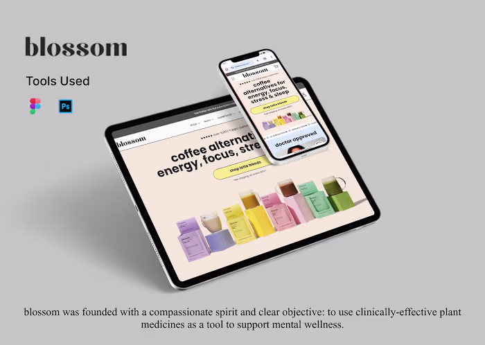 Coffee Alternative Brand Shopify Website Design and development