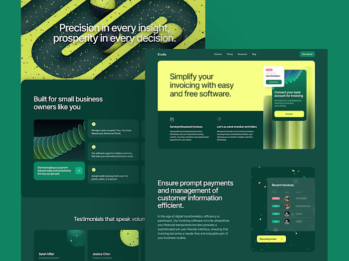 UI/UX Design Overhaul for SaaS Platform
