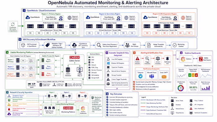 Automated OpenNebula Monitoring and Alerting
