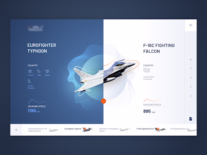 Jets Comparison Website Design Tool