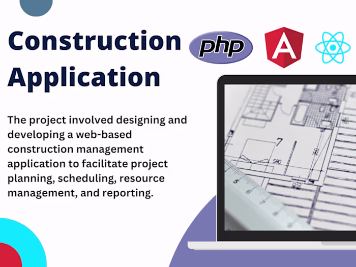 Construction Application Developed with PHP
