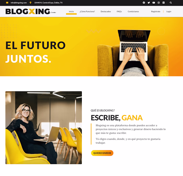 BlogXing: Revolutionizing Content Creation with PHP, AJAX, and A