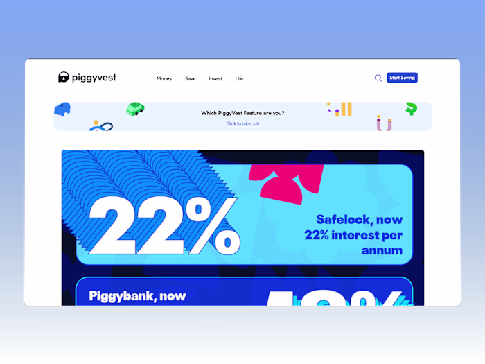 Piggyvest Figma to WordPress Development