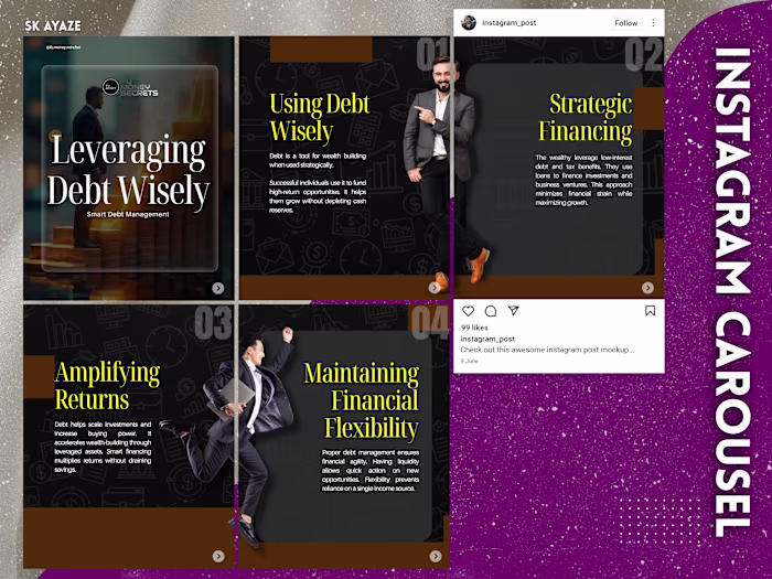 Instagram Carousel Design for Financial Niche