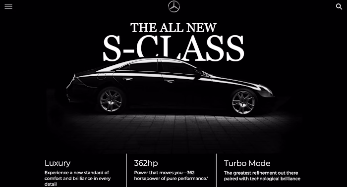 S Class | Web Designer