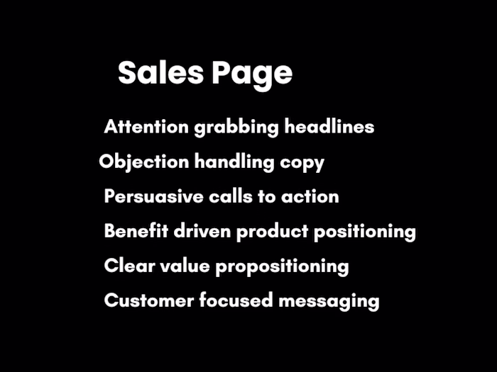 Sales Page ( Spec Project)