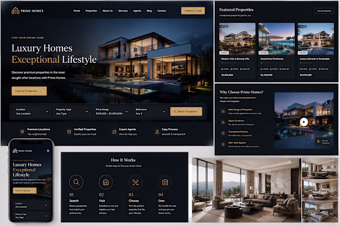 Role: Project Manager
Prime Homes is