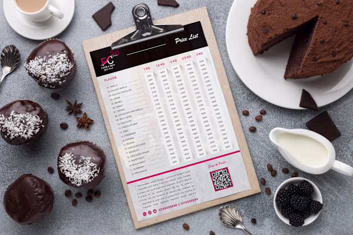 Price List Design