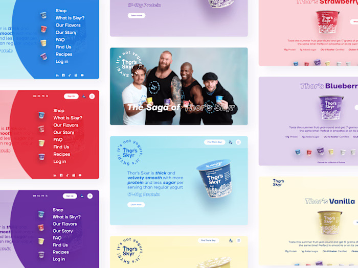 Thor’s Skyr: Webflow Development
