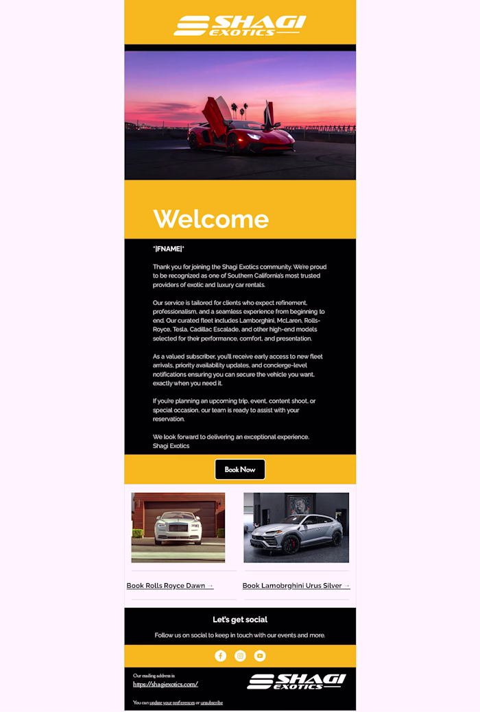 Mailchimp Email Template design, Email