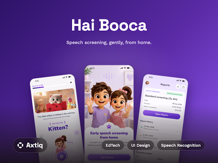 Designing an at-home speech screening app for children