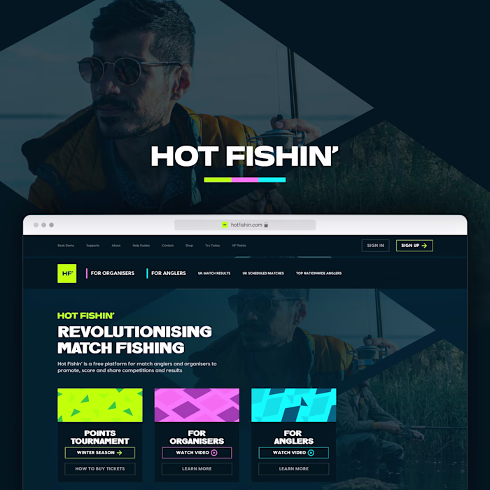 HotFishin' - Brand & Website Design