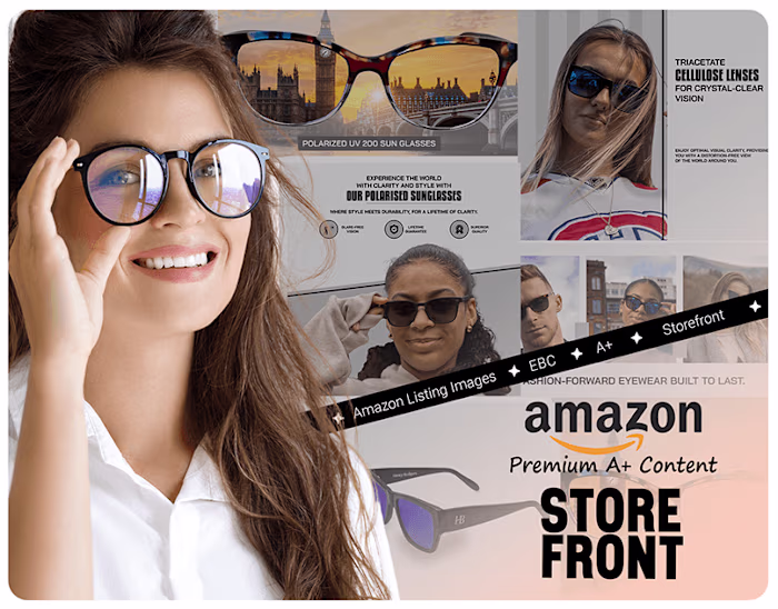 Amazon Storefront Design: HoneyBadgers Sunglasses