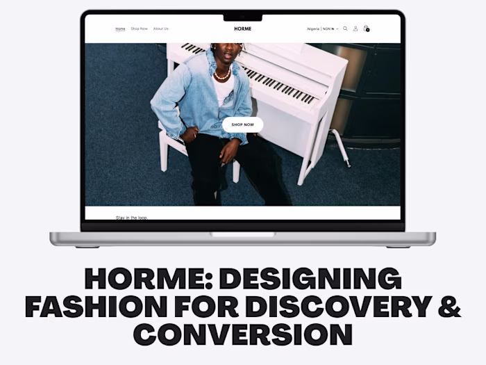 HORME: Designing Fashion for Discovery & Conversion