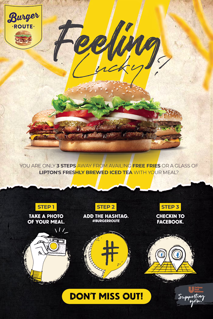 Burger Route - Unilever :: Behance
