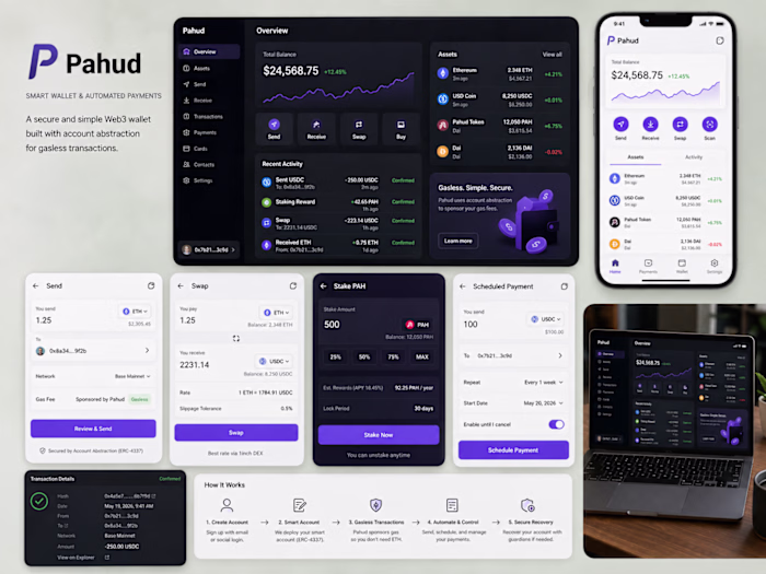 Web3 Smart Wallet Design and Implementation for Pahud
