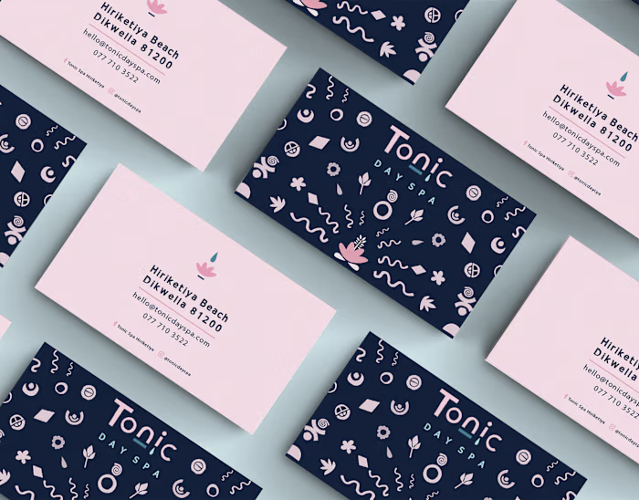 Tonic Day Spa Brand Identity