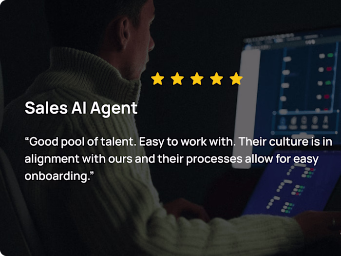 Staffing for Sales AI Agent Application