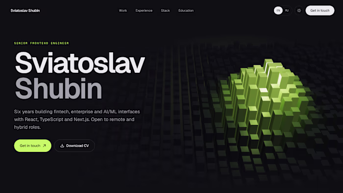 Personal Business Site