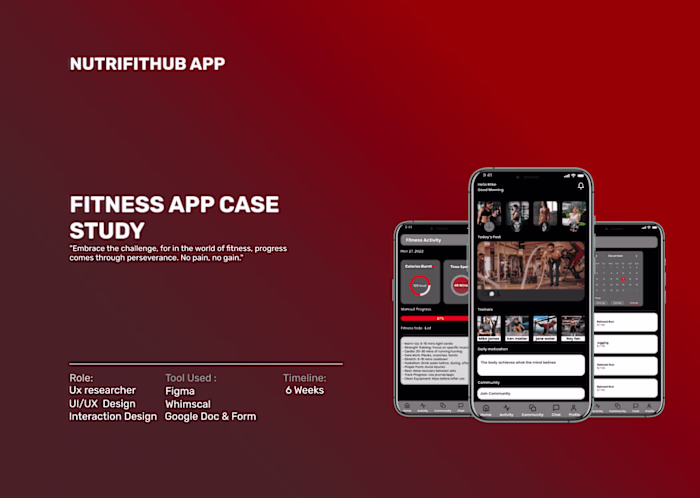 Product Design Case Study: NUTRIFITHUB APP