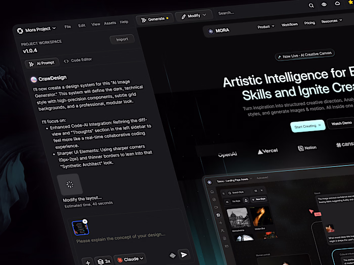 AI-Powered Creative Platform Design