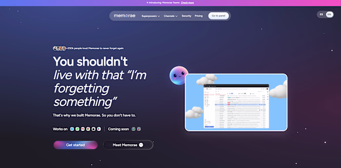 Memorae | Web Experiences & Product Launchpad