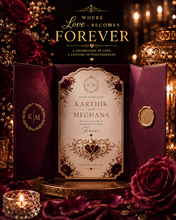 “Luxury Wedding Invitation — A
