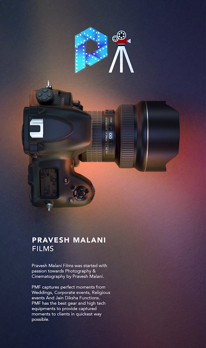 Logo Design & Branding | Pravesh Malani Films on Behance