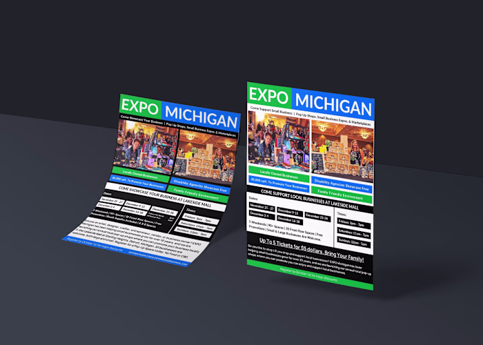 🔥TRANFORMING Local Business Expo Social Media & Flyer Design