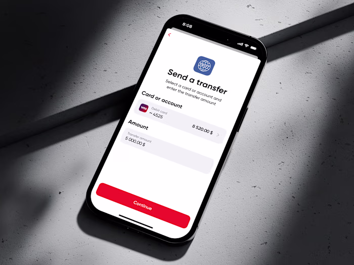 SWIFT Transfers in PUMB－Banking App