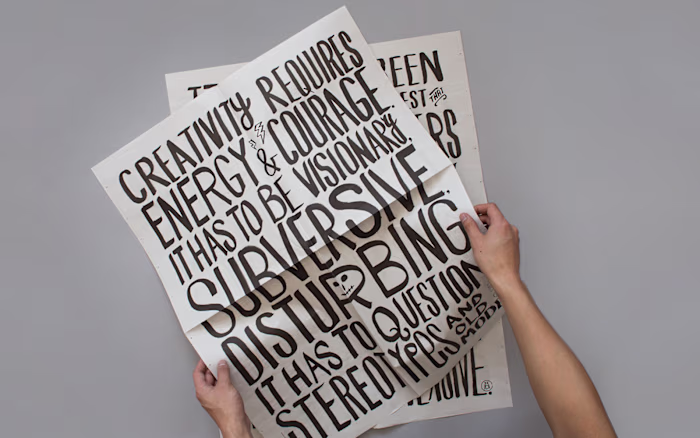 ADC Toscani Lettering Project