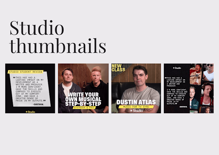 Graphic thumbnails