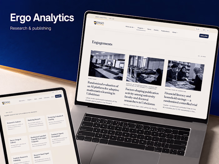Ergo Analytics — Multilingual Research and Publishing Website