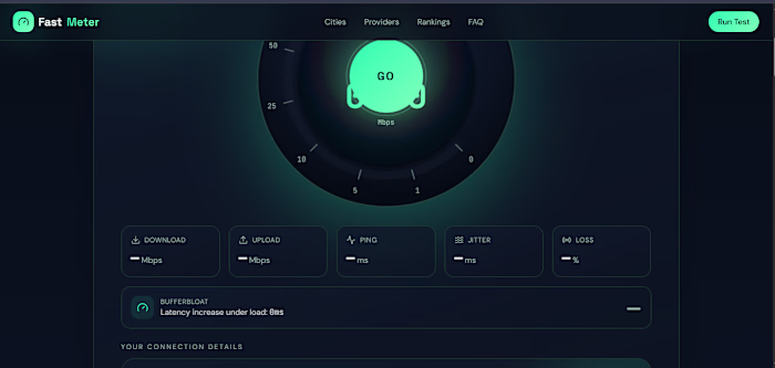 FastMeter: Internet Speed Test