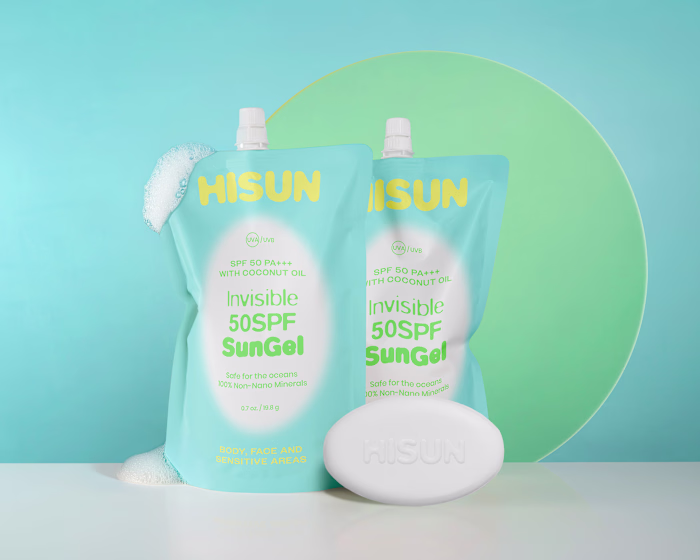 HiSun | Bodycare Sunscreen Branding + Packaging