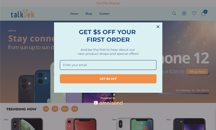 talkTek Shopify Store