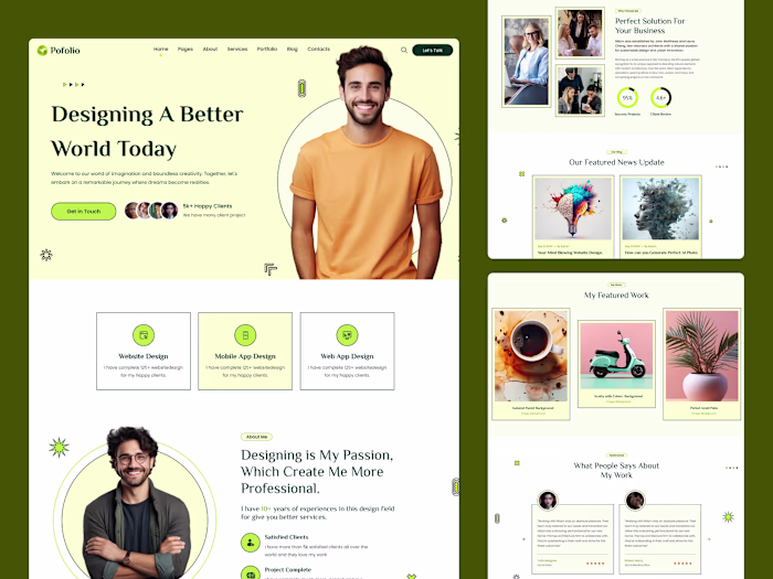 Pofolio - Portfolio Framer Template
