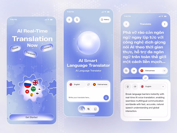 AI Real-Time Translator App |