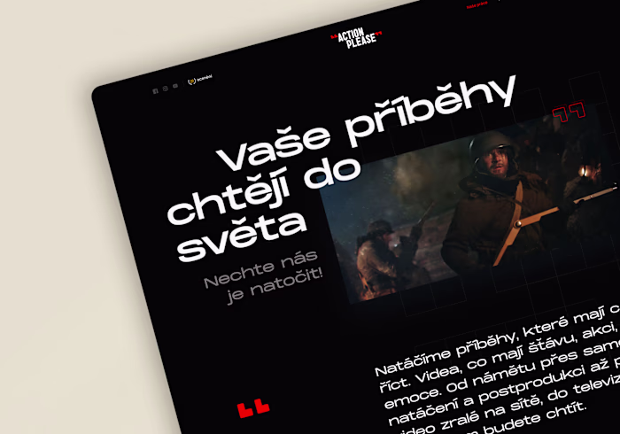 Film and Creative Studio Webdesign