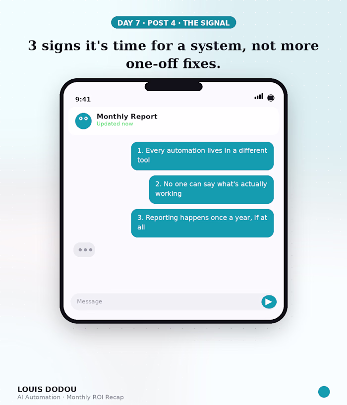 3 signs it's time for
