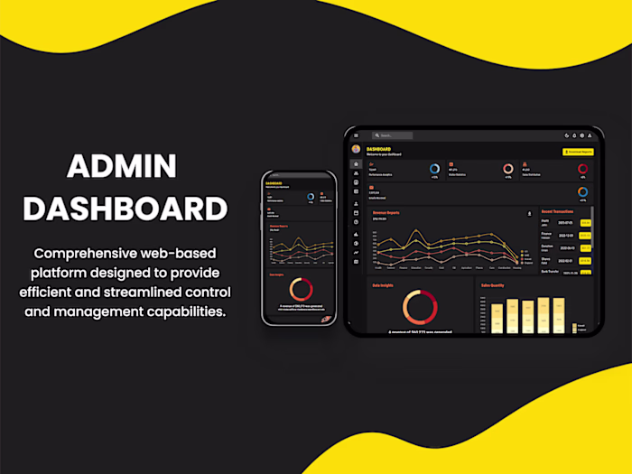 Admin Dashboard — Web Application Design & Development