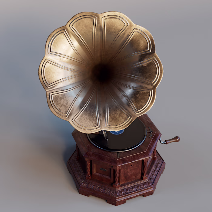 Game-Ready Asset - "Gramophone"