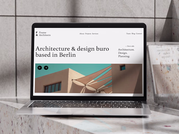 Architemp - Modern & Responsive Framer Template for Architects