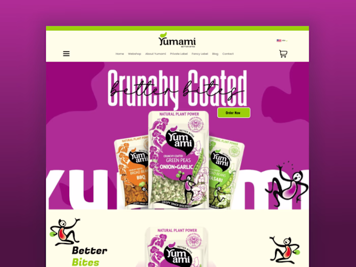 Yumami Landingpage