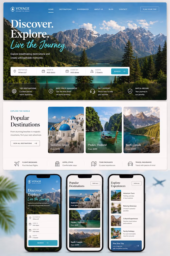 WordPress Travel Website Design –
