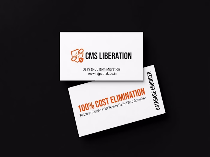 Custom CMS Dashboard Migration – SaaS Dependency