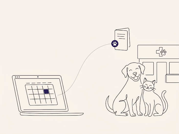 Veterinary Website Development with Integrated Booking System