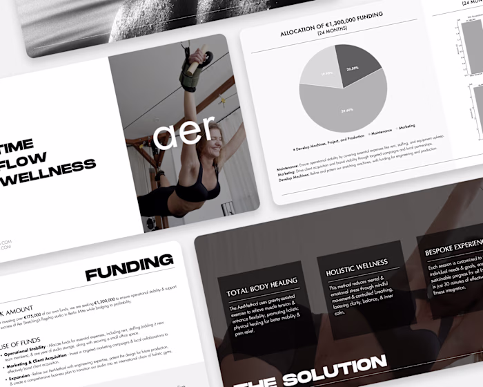 Building the Investor Deck for Aer Stretching's €1.3M Raise