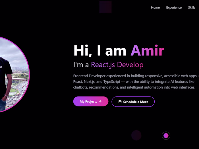 Amir - Frontend Developer